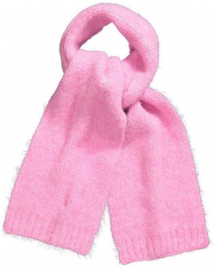 Ulla Popken Ribbed Knit Scarf Dark Pink - Аксесоари - 