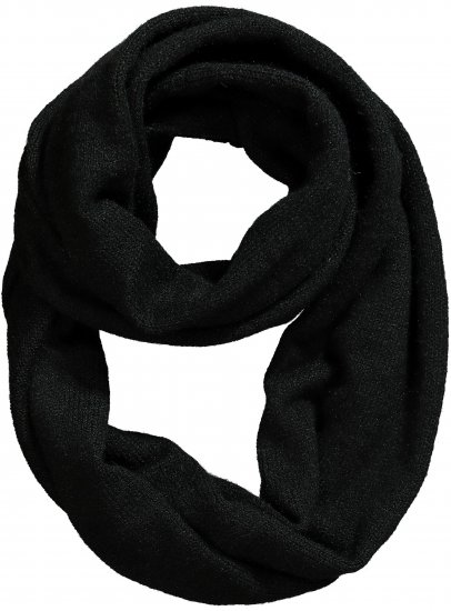 Ulla Popken Knit Infinity Scarf Black - Аксесоари - 