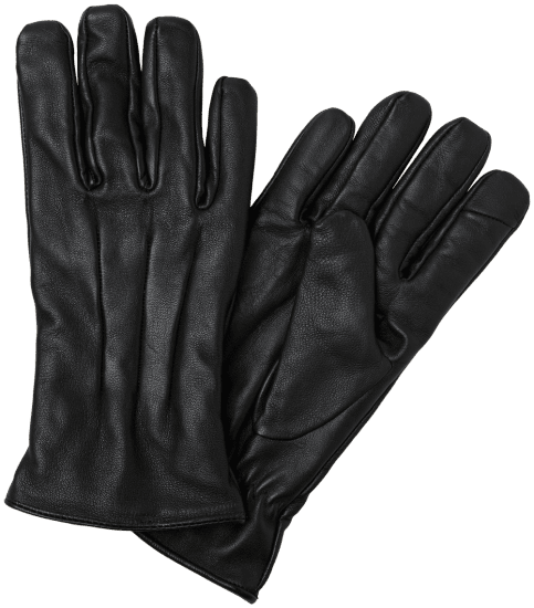 Jack & Jones Montana Leather Gloves Black - Аксесоари - 