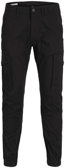 Jack & Jones Paul Flake Cargo Pants Black - Дънки и панталони - мъжки Дънки и панталони големи размери