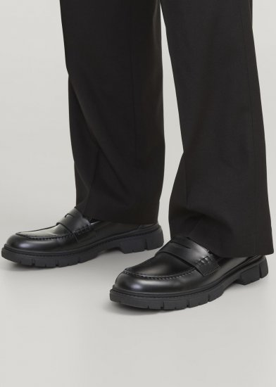 Jack & Jones Baker Loafers Anthracite - Мъжки oбувки 40-52 - 