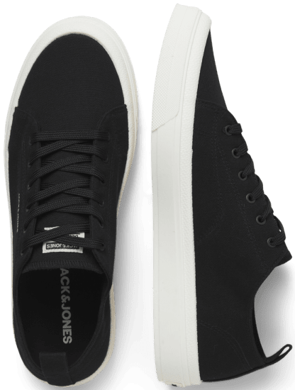 Jack & Jones Bayswater Canvas Sneakers Anthracite - Мъжки oбувки 40-52 - 