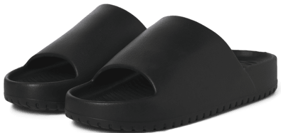 Jack & Jones Ripple Moulded Slider Slippers Anthracite - Мъжки oбувки 40-52 - 