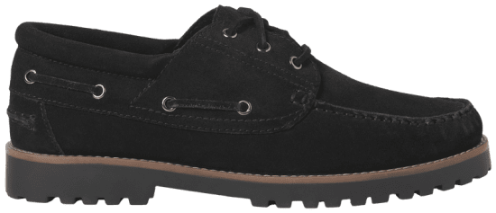 Jack & Jones Brooklyn Suede Boat Shoes Black - Мъжки oбувки 40-52 - 