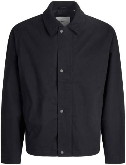 Jack & Jones Graham Worker Jacket Black - Якета - мъжки якета големи размери