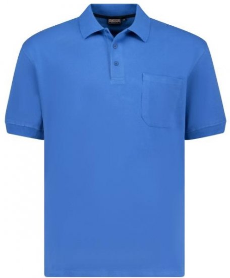 Adamo 139311 Poloshirt RF Azure Blue - Поло тениски - мъжки тениски с яка големи размери