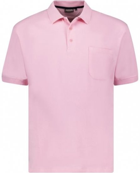 Adamo 139311 Poloshirt RF Pink - Поло тениски - мъжки тениски с яка големи размери