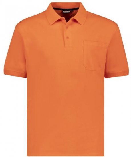 Adamo 139311 Poloshirt RF Dark Orange - Поло тениски - мъжки тениски с яка големи размери