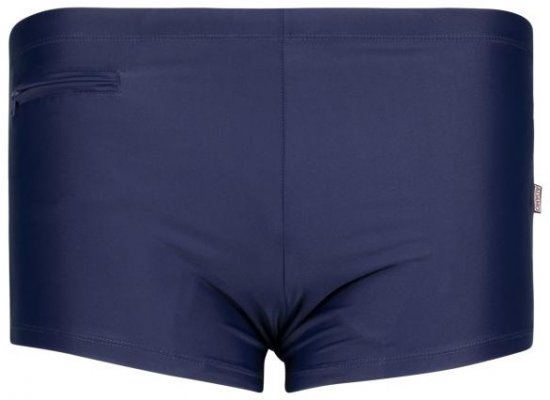 ADAMO 141723 Men's Plus Size Swim Trunks – Short Leg, Pocket, Navy Blue - Бельо & Бански шорти - Мъжко бельо големи размери