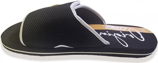 D555 DRAKE Slippers With Velcro Fastening Black - Мъжки oбувки 40-52 - 