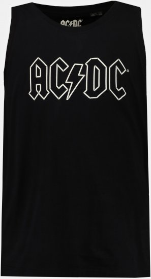 JP1880 AC/DC Graphic Comfort Fit Band Tank Top Black - Тениски - мъжки тениски големи размери