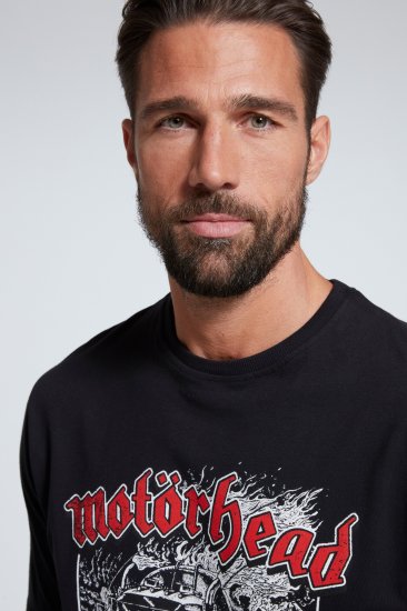 JP1880 Motörhead Graphic Band T-Shirt Black - Тениски - мъжки тениски големи размери