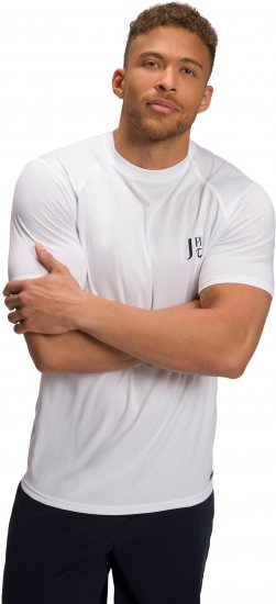 JP1880 QuickDry CoreFit Tennis T-Shirt White - Спортни дрехи & Връхно облекло - мъжки спортни екипи големи размери