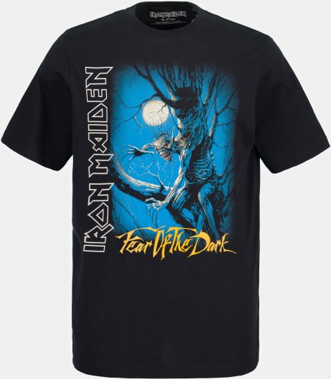 JP1880 Iron Maiden Graphic Comfort Fit Band T-Shirt Black - Тениски - мъжки тениски големи размери