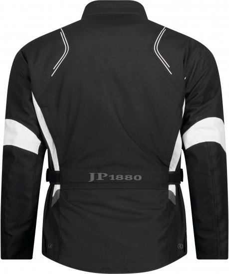 JP1880 Sporty Touring Motorcycle Jacket Black - Мотоциклетно облекло в плюс размери - Мотоциклетно облекло в големи размери за мъже