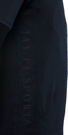 JP1880 QuickDry Side Prints Tennis T-Shirt Dark Navy - Спортни дрехи & Връхно облекло - мъжки спортни екипи големи размери