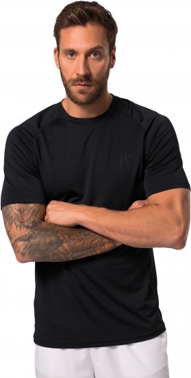 JP1880 QuickDry Side Prints Tennis T-Shirt Dark Navy - Спортни дрехи & Връхно облекло - мъжки спортни екипи големи размери