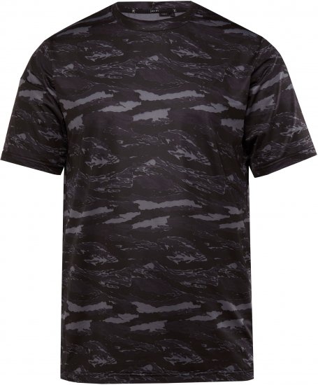 JP1880 QuickDry Graphic Print Tennis T-Shirt Black - Спортни дрехи & Връхно облекло - мъжки спортни екипи големи размери