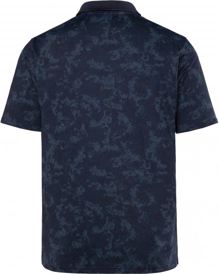 JP1880 Jay-Pi QuickDry AOP Golf Polo Shirt Navy Blue - Поло тениски - мъжки тениски с яка големи размери