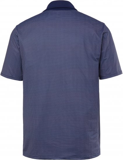 JP1880 Jay-Pi QuickDry Small Print Golf Polo Shirt Navy Blue - Поло тениски - мъжки тениски с яка големи размери