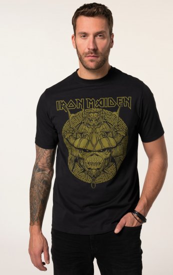 JP1880 Iron Maiden Samurai Eddie T-Shirt Black - Тениски - мъжки тениски големи размери