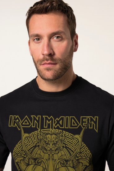 JP1880 Iron Maiden Samurai Eddie T-Shirt Black - Тениски - мъжки тениски големи размери