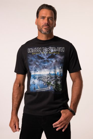 JP1880 Iron Maiden Brave New World T-Shirt Black - Тениски - мъжки тениски големи размери