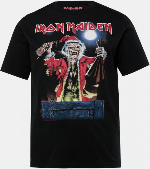 JP1880 Iron Maiden X-Mas Eddie Band T-Shirt Black - Тениски - мъжки тениски големи размери