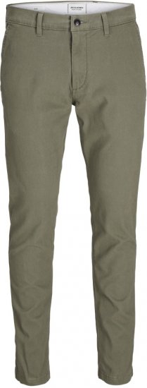 Jack & Jones Marco Dave Chinos Olive Green - Дънки и панталони - мъжки Дънки и панталони големи размери