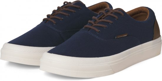 Jack & Jones Lington Canvas Sneakers Navy Blazer - Мъжки oбувки 40-52 - 