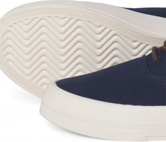 Jack & Jones Lington Canvas Sneakers Navy Blazer - Мъжки oбувки 40-52 - 