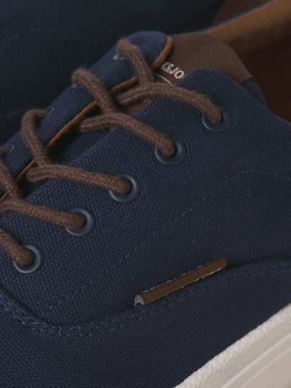 Jack & Jones Lington Canvas Sneakers Navy Blazer - Мъжки oбувки 40-52 - 