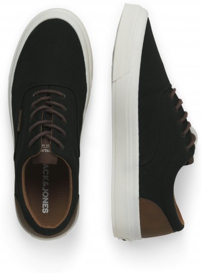 Jack & Jones Lington Canvas Sneakers Black - Мъжки oбувки 40-52 - 