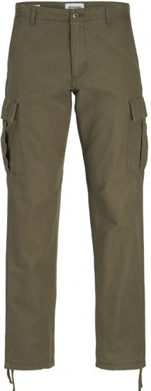 Jack & Jones KANE BARKLEY Cargopants Khaki - Дънки и панталони - мъжки Дънки и панталони големи размери