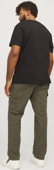 Jack & Jones KANE BARKLEY Cargopants Khaki - Дънки и панталони - мъжки Дънки и панталони големи размери
