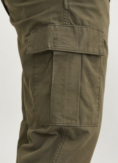 Jack & Jones KANE BARKLEY Cargopants Khaki - Дънки и панталони - мъжки Дънки и панталони големи размери