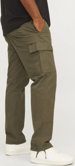 Jack & Jones KANE BARKLEY Cargopants Khaki - Дънки и панталони - мъжки Дънки и панталони големи размери