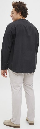 Jack & Jones Breeze Poplin Long Sleeve Shirt Black - Ризи - мъжки ризи големи размери