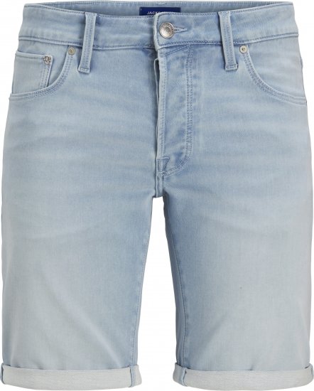 Jack & Jones Rick Icon I.K. Shorts Blue Denim - Шорти - мъжки къси панталони големи размери