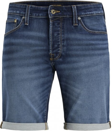 Jack & Jones Rick Con I.K. SHORTS GE 132 SN Blue Denim - Шорти - мъжки къси панталони големи размери