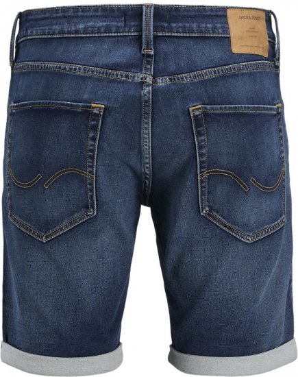 Jack & Jones Rick Con I.K. SHORTS GE 132 SN Blue Denim - Шорти - мъжки къси панталони големи размери