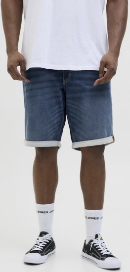 Jack & Jones Rick Con I.K. SHORTS GE 132 SN Blue Denim - Шорти - мъжки къси панталони големи размери