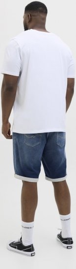 Jack & Jones Rick Con I.K. SHORTS GE 132 SN Blue Denim - Шорти - мъжки къси панталони големи размери