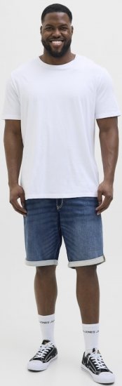 Jack & Jones Rick Con I.K. SHORTS GE 132 SN Blue Denim - Шорти - мъжки къси панталони големи размери
