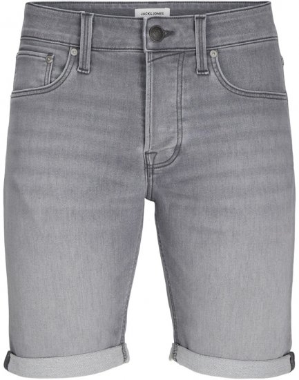 Jack & Jones Rick Icon I.K. GE 063 Shorts Grey Denim - Шорти - мъжки къси панталони големи размери