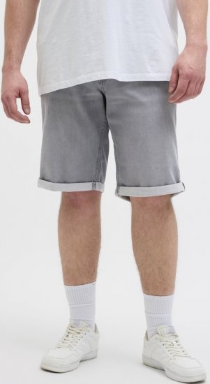 Jack & Jones Rick Icon I.K. GE 063 Shorts Grey Denim - Шорти - мъжки къси панталони големи размери