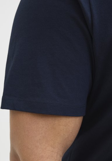 Jack & Jones Hawaii Shape Crew Neck T-Shirt Navy - Тениски - мъжки тениски големи размери