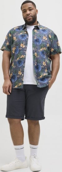 Jack & Jones Marco Erik Chino Shorts Navy Blazer - Шорти - мъжки къси панталони големи размери