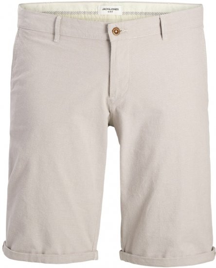Jack & Jones Marco Erik Chino Shorts Grey - Шорти - мъжки къси панталони големи размери