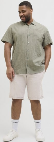 Jack & Jones Marco Erik Chino Shorts Grey - Шорти - мъжки къси панталони големи размери